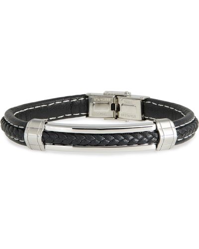 Nordstrom Faux Leather Bracelet - Black