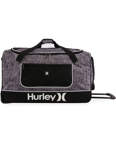 Hurley Kahuna 30" Roller Duffle Bag - Black