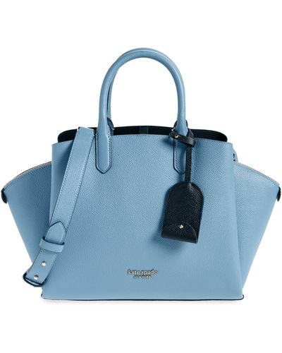 Kate Spade Avenue Medium Convertible Top-handle Bag - Blue