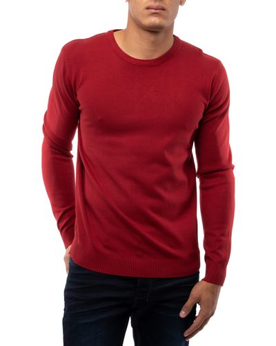 Xray Jeans Crewneck Knit Sweater - Red
