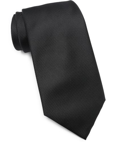 Tommy Hilfiger Micro Texture Solid Tie - Black