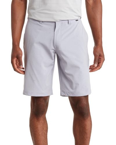 Travis Mathew Provisions Stripe Shorts - Gray