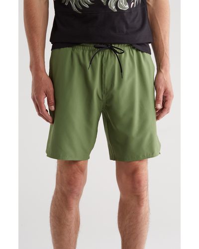 Volcom Saturdazze Shorts - Green