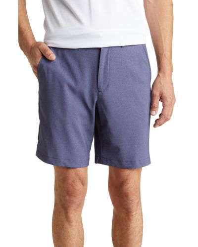 PGA TOUR Printed 9" Golf Shorts - Blue