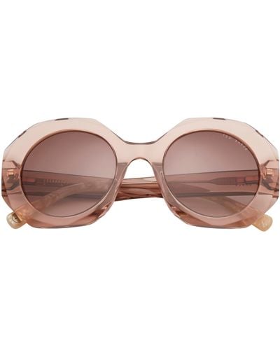 Ted Baker 51mm Round Sunglasses - Pink
