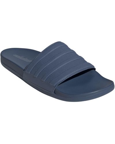 adidas Adilette Slide Sandal - Blue