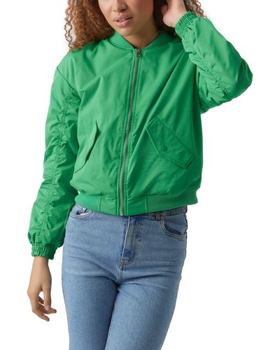 Vero Moda Alexa Bomber Jacket - Green