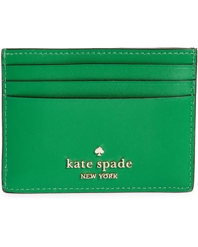 Kate Spade What-a-melon Card Wallet - Green