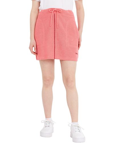 Bench French Terry Seamed Skirt - Pink