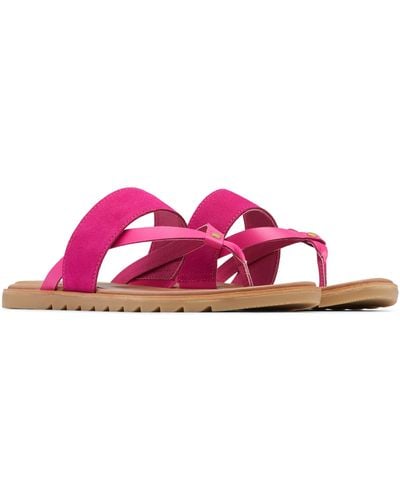 Sorel Ella Ii Strappy Slide Sandal - Pink