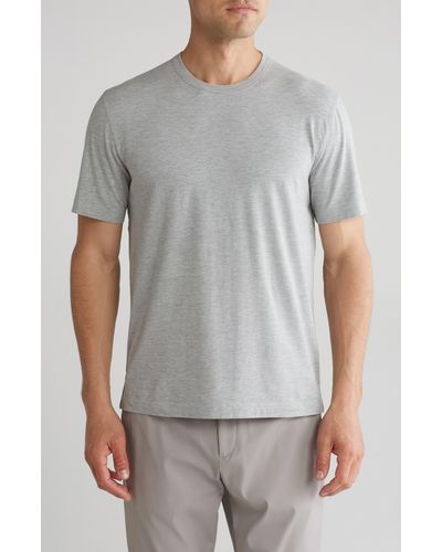14th & Union Crewneck Cotton & Modal T-shirt - Gray