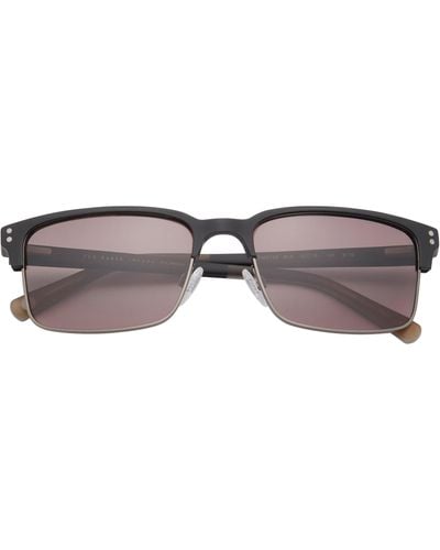 Ted Baker Full Rim Polarized Sunglasses - Black