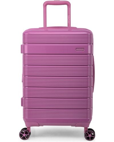 Vacay Swimwear Spotlight 20-inch Hardside Spinner Carry-on Case - Purple