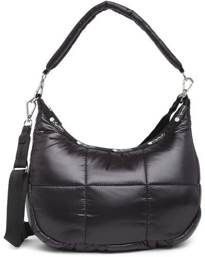 LeSportsac Puffy Convertible Hobo Bag - Black