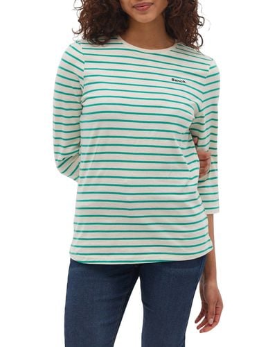 Bench Lesedi Stripe T-shirt - Green
