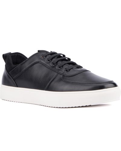 Xray Jeans Andra Faux Leather Sneaker - Black