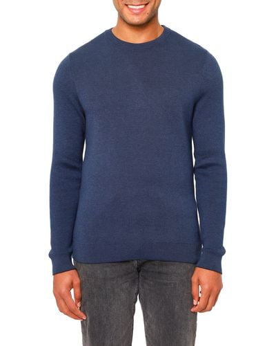 VELLAPAIS Vello Crewneck Sweater - Blue