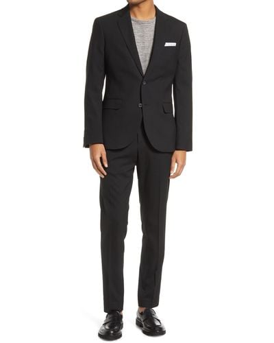 Nordstrom Extra Trim Fit Suit - Black