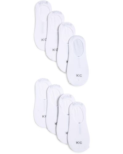 Kenneth Cole 8-pack No-show Socks - White