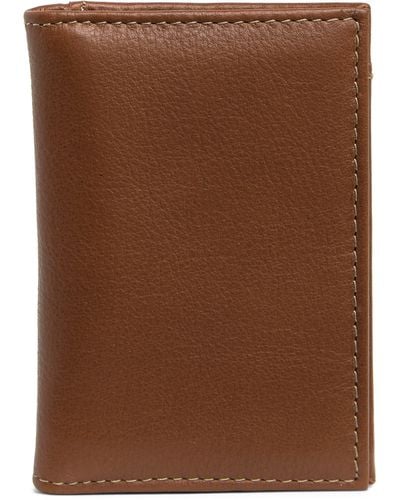 Johnston & Murphy Leather Bifold Case - Brown