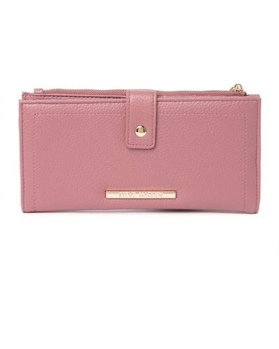 Steve Madden Bi-fold Large Wallet - Pink