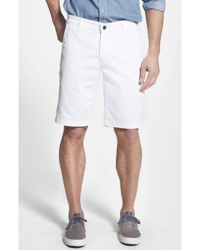 AG Jeans Green Label 'the Canyon' Flat Front Performance Shorts - White