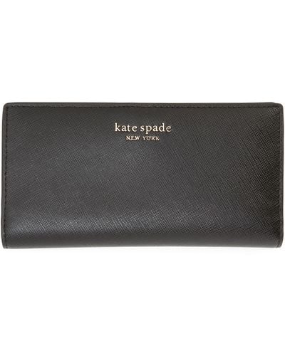 Kate Spade Spencer Slim Bifold Wallet - Gray