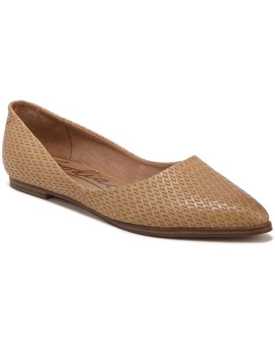 Zodiac Hill Pointed Toe Flat - Brown