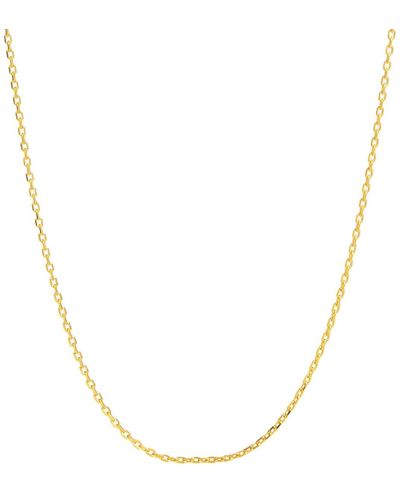 Savvy Cie Jewels Cable Chain Necklace - Yellow