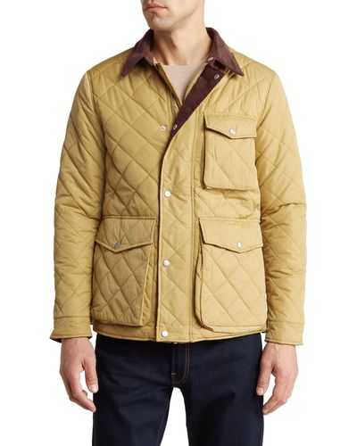 Robert Graham Quilted Utility Jacket - Natural