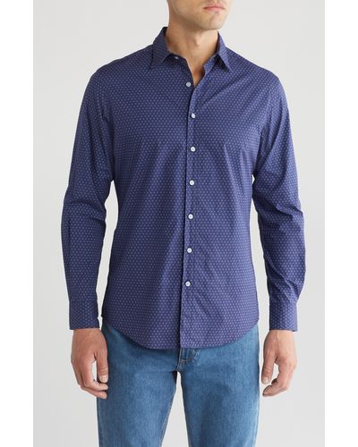 Rodd & Gunn Mill Road Long Sleeve Woven Shirt - Blue