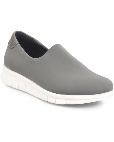 Comfortiva Cate Wedge Slip-on Sneaker - Gray