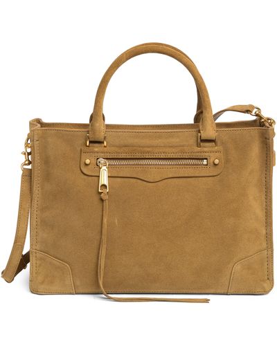 Rebecca Minkoff Regan Leather Satchel - Brown