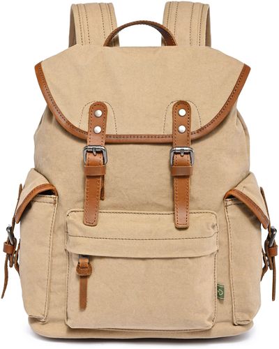 The Same Direction Shady Cove Canvas Backpack - Natural