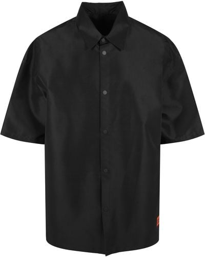 Heron Preston Errythang Bowling Shirt - Black