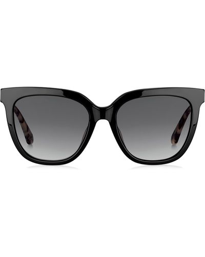 Kate Spade Kahli 53mm Gradient Cat Eye Sunglasses - Black