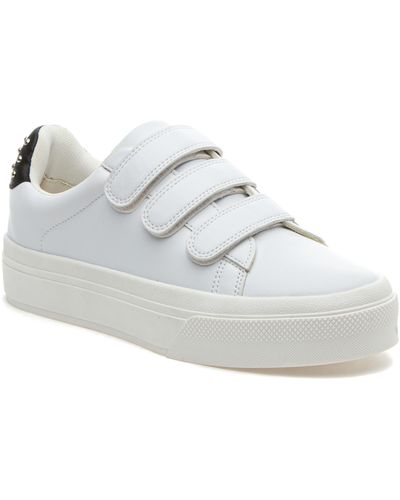 J/Slides Gennie Studded Platform Sneaker - White