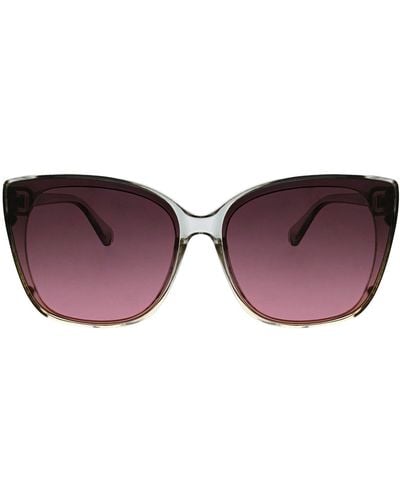 BCBGMAXAZRIA 62mm Large Square Sunglasses - Purple