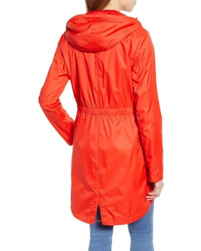 The North Face Rissy 2 Hooded Water Repellent Raincoat - Red