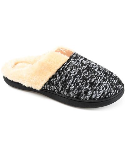 Vance Co. . Gifford Faux Shearling Lined Mule Slipper - Gray