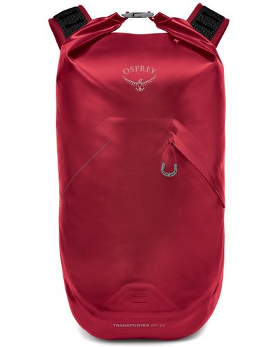 Osprey Transporter® 25 Waterproof Roll Top Backpack - Red