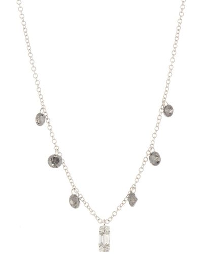 Meira T Diamond Chain Necklace - Metallic