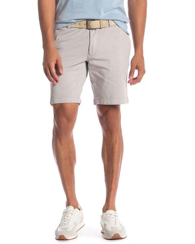 Tailor Vintage Greenwich Slim Fit Stretch Jersey Walking Shorts - Gray