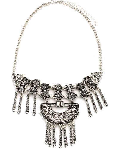 Cascading Fringe Statement Necklace | Anthropologie Singapore Official Site