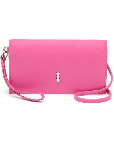 thacker Alexa Leather Crossbody Bag - Pink