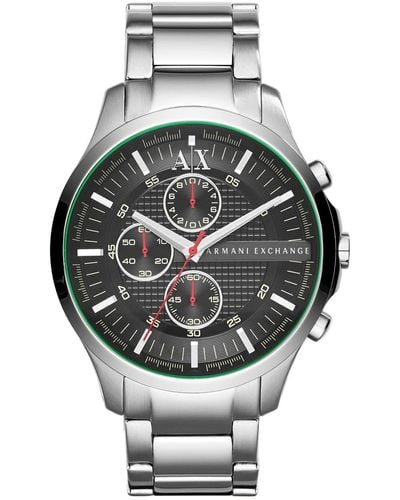 Armani Exchange Analog Quartz Bracelet Watch - Gray