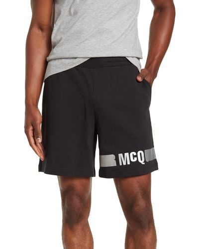 McQ Small Logo Sweatshorts - Black