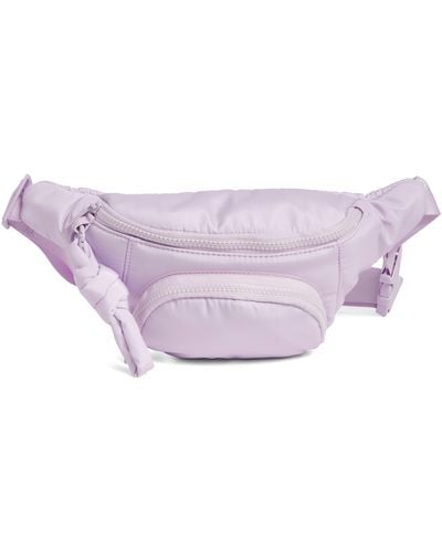 Madden Girl Padded Nylon Belt Bag - Pink