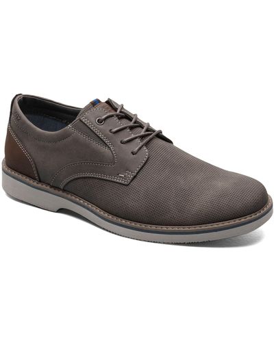 Nunn Bush Cadet Plain Toe Oxford - Gray