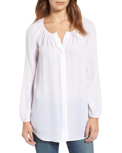 AG Jeans The Winters Silk Crepe Shirt - White
